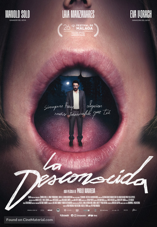 La desconocida - Spanish Movie Poster