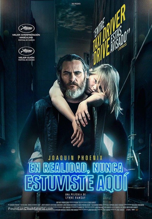 You Were Never Really Here - Spanish Movie Poster