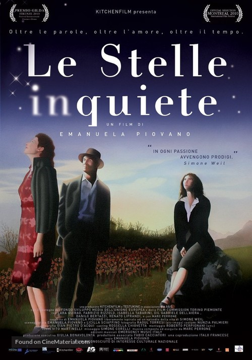 Le stelle inquiete - Italian Movie Poster