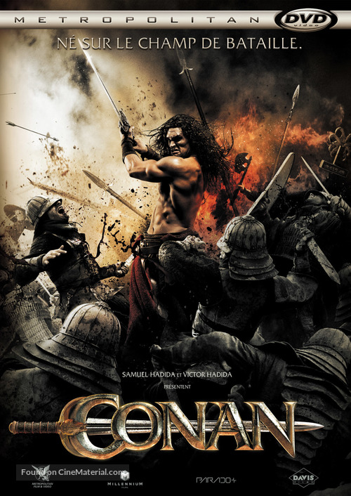 Conan the Barbarian - French DVD movie cover