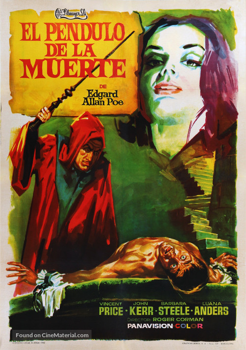 Pit and the Pendulum - Spanish Movie Poster