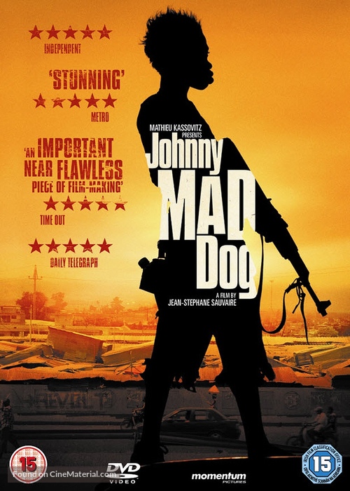 Johnny Mad Dog - British DVD movie cover