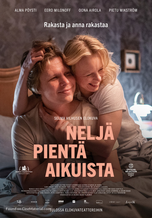 Nelj&auml; pient&auml; aikuista - Finnish Movie Poster