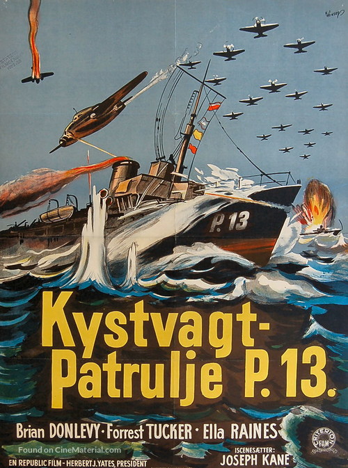 Fighting Coast Guard - Danish Movie Poster