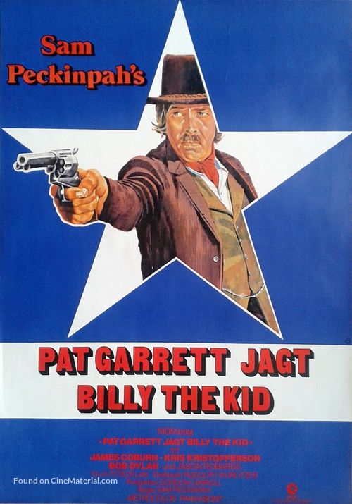 Pat Garrett &amp; Billy the Kid - German Movie Poster