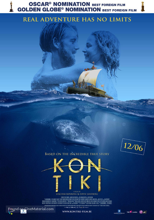 Kon-Tiki - Belgian Movie Poster