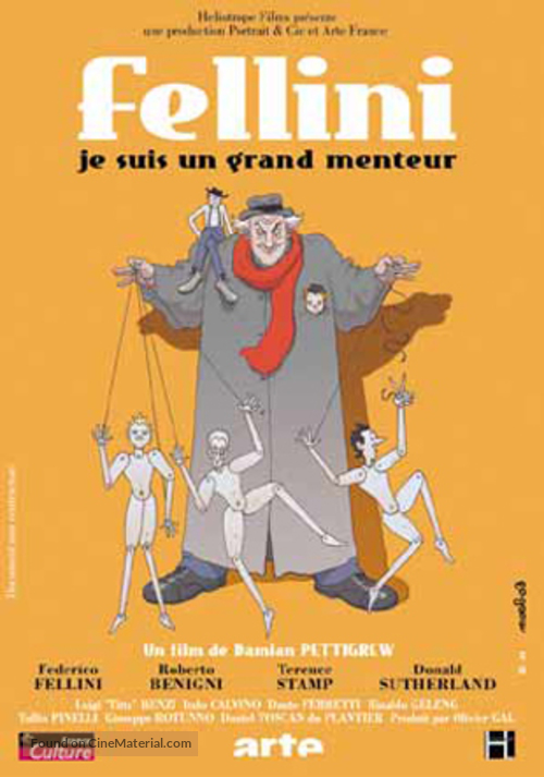 Fellini: Je suis un grand menteur - French poster