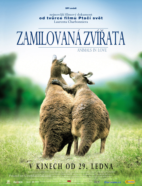 Les animaux amoureux - Czech Movie Poster
