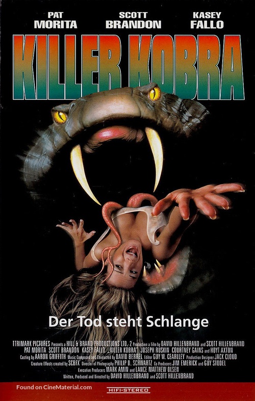 King Cobra - German VHS movie cover