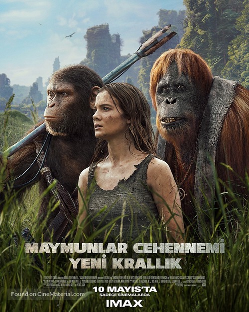 Kingdom of the Planet of the Apes - Turkish Movie Poster