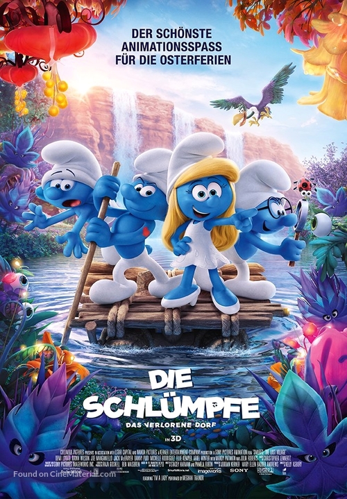 Smurfs: The Lost Village - Swiss Movie Poster