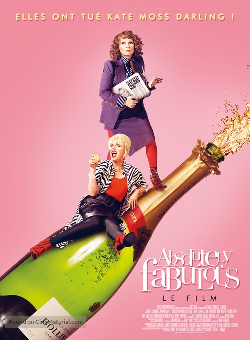 Absolutely Fabulous: The Movie - French Movie Poster