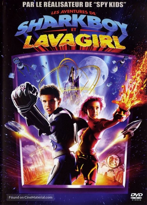 The Adventures of Sharkboy and Lavagirl 3-D - French DVD movie cover