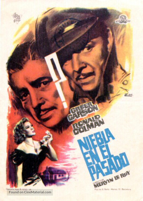 Random Harvest - Spanish Movie Poster
