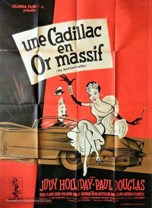 The Solid Gold Cadillac - French Movie Poster