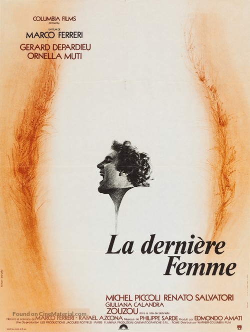 La derni&egrave;re femme - French Movie Poster