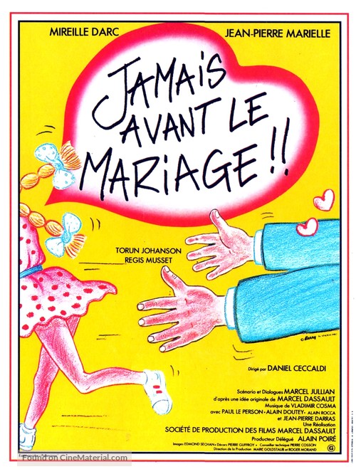 Jamais avant le mariage - French Movie Poster