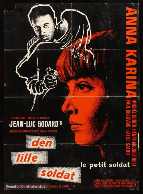 Le petit soldat - Danish Movie Poster