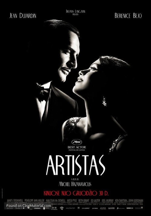 The Artist - Lithuanian Movie Poster