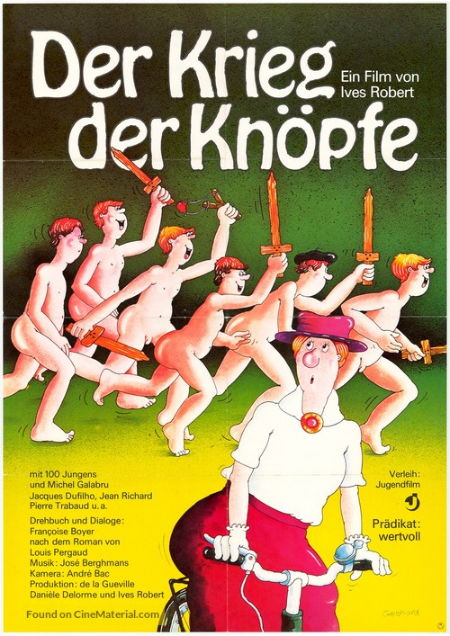 La guerre des boutons - German Movie Poster