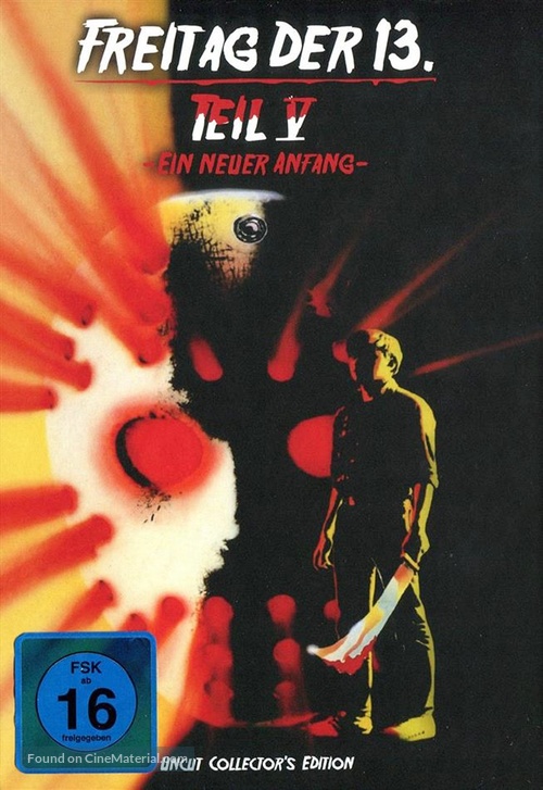 Friday the 13th: A New Beginning - German Blu-Ray movie cover