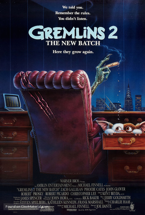 Gremlins 2: The New Batch - Theatrical movie poster