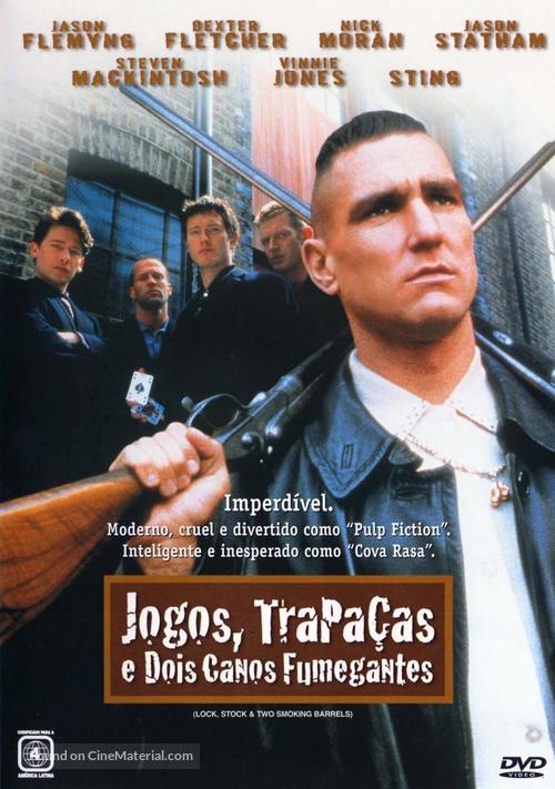 Lock Stock And Two Smoking Barrels - Brazilian Movie Cover