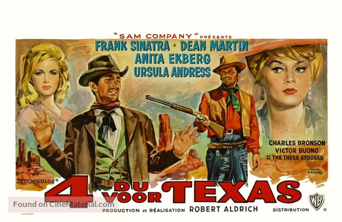 4 for Texas - Belgian Movie Poster