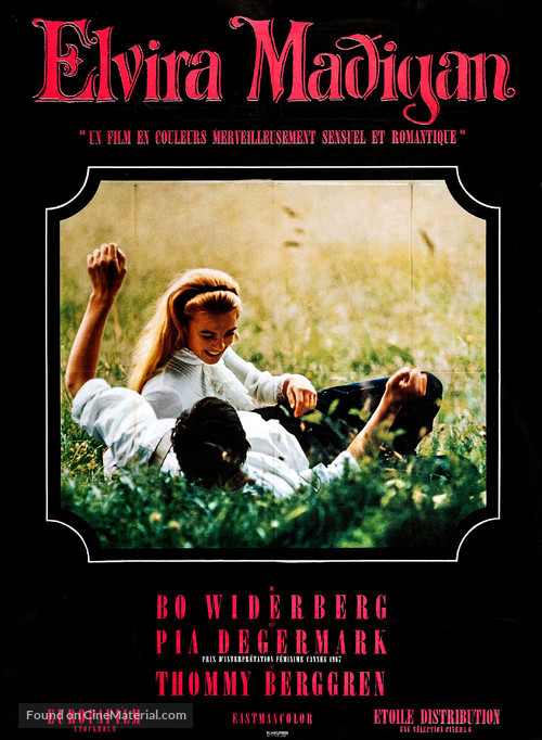 Elvira Madigan - French Movie Poster