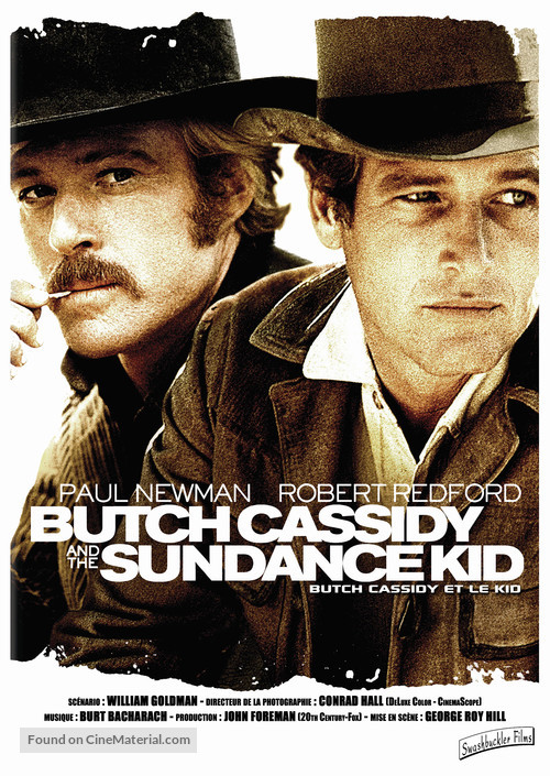 Butch Cassidy and the Sundance Kid - French Re-release movie poster