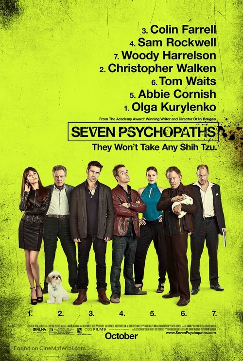 Seven Psychopaths - Movie Poster