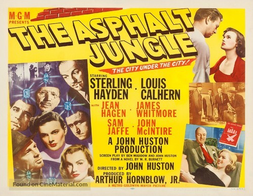 The Asphalt Jungle - Movie Poster