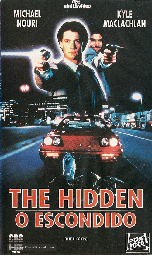 The Hidden - Brazilian VHS movie cover