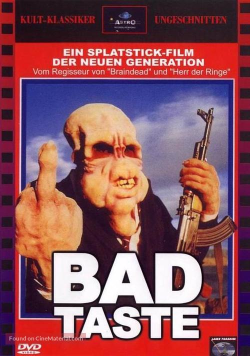 Bad Taste - German DVD movie cover