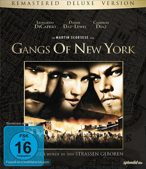 Gangs Of New York - German Movie Cover