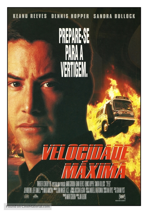 Speed - Brazilian Movie Poster