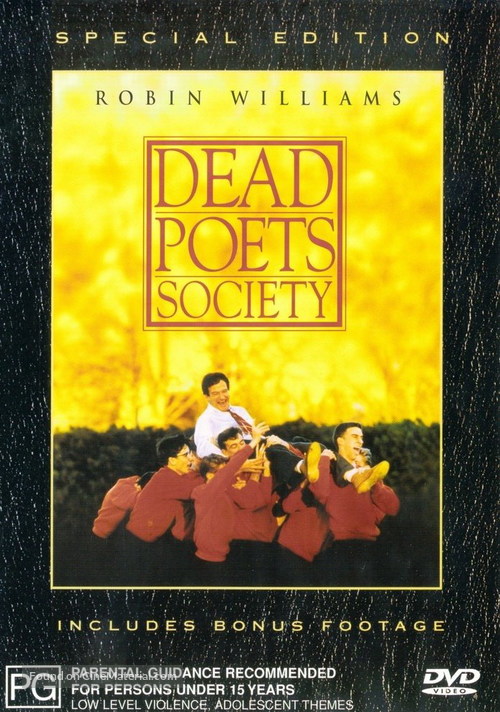 Dead Poets Society - Australian DVD movie cover