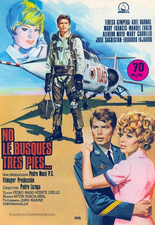 No le busques tres pies... - Spanish Movie Poster