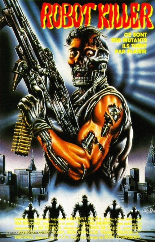 Mutant Hunt - French VHS movie cover