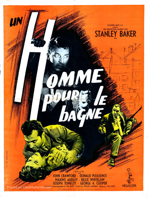 Hell Is a City - French Movie Poster