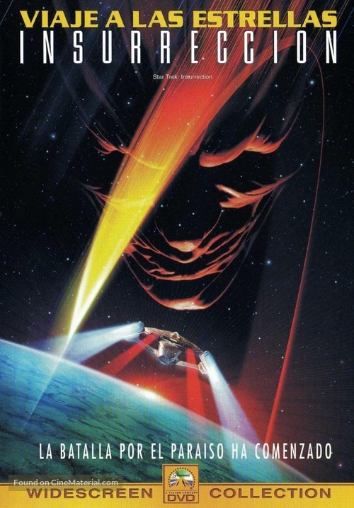 Star Trek: Insurrection - Mexican DVD movie cover
