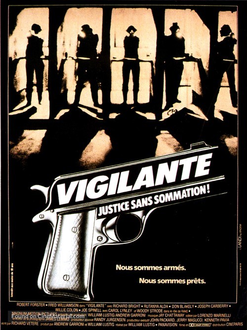 Vigilante - French Movie Poster