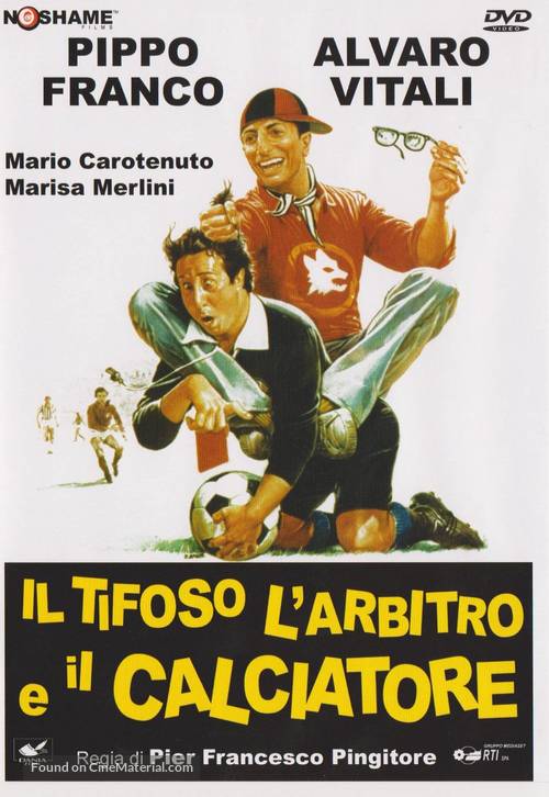 Il tifoso, l&#039;arbitro e il calciatore - Italian DVD movie cover