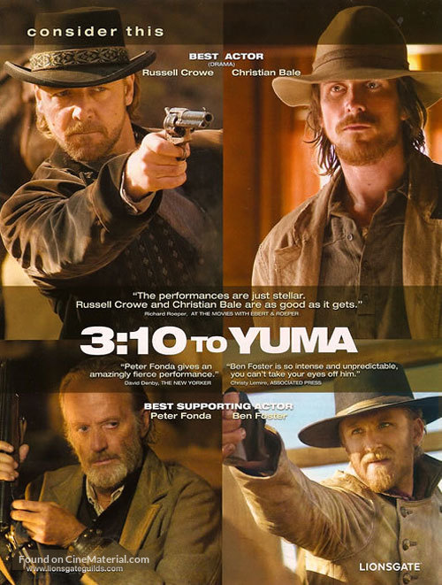 3:10 to Yuma - For your consideration movie poster