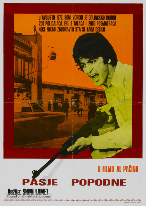 Dog Day Afternoon - Yugoslav Movie Poster