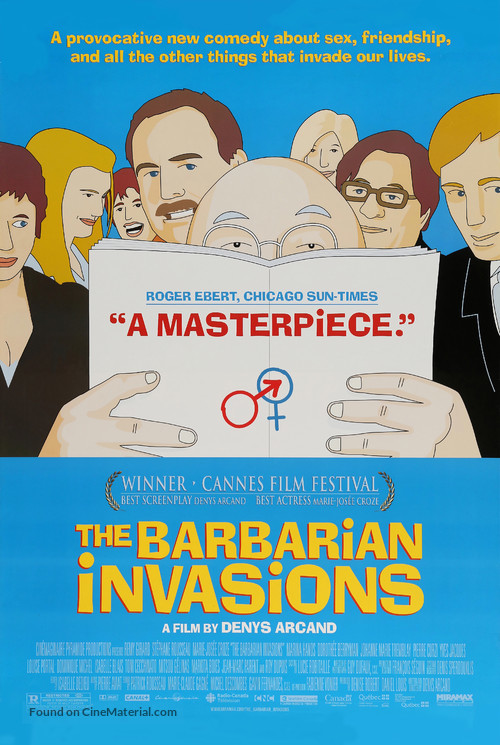 Invasions barbares, Les - Movie Poster