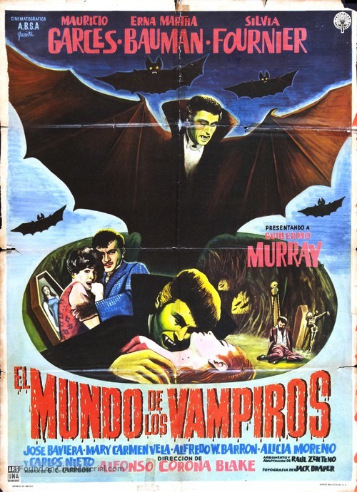El mundo de los vampiros - Mexican Movie Poster