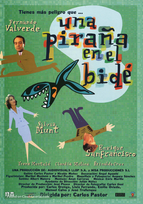 Una pira&ntilde;a en el bid&eacute; - Spanish Movie Poster