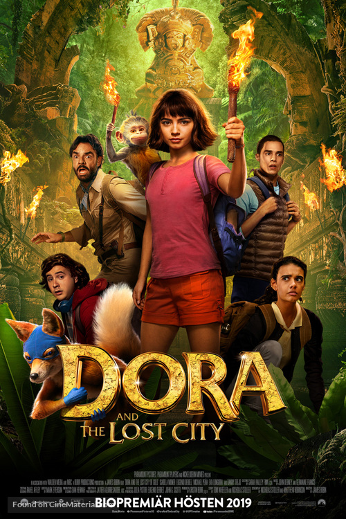 Dora and the Lost City of Gold - Swedish Movie Poster