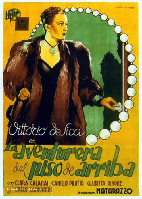 L&#039;avventuriera del piano di sopra - Spanish Movie Poster